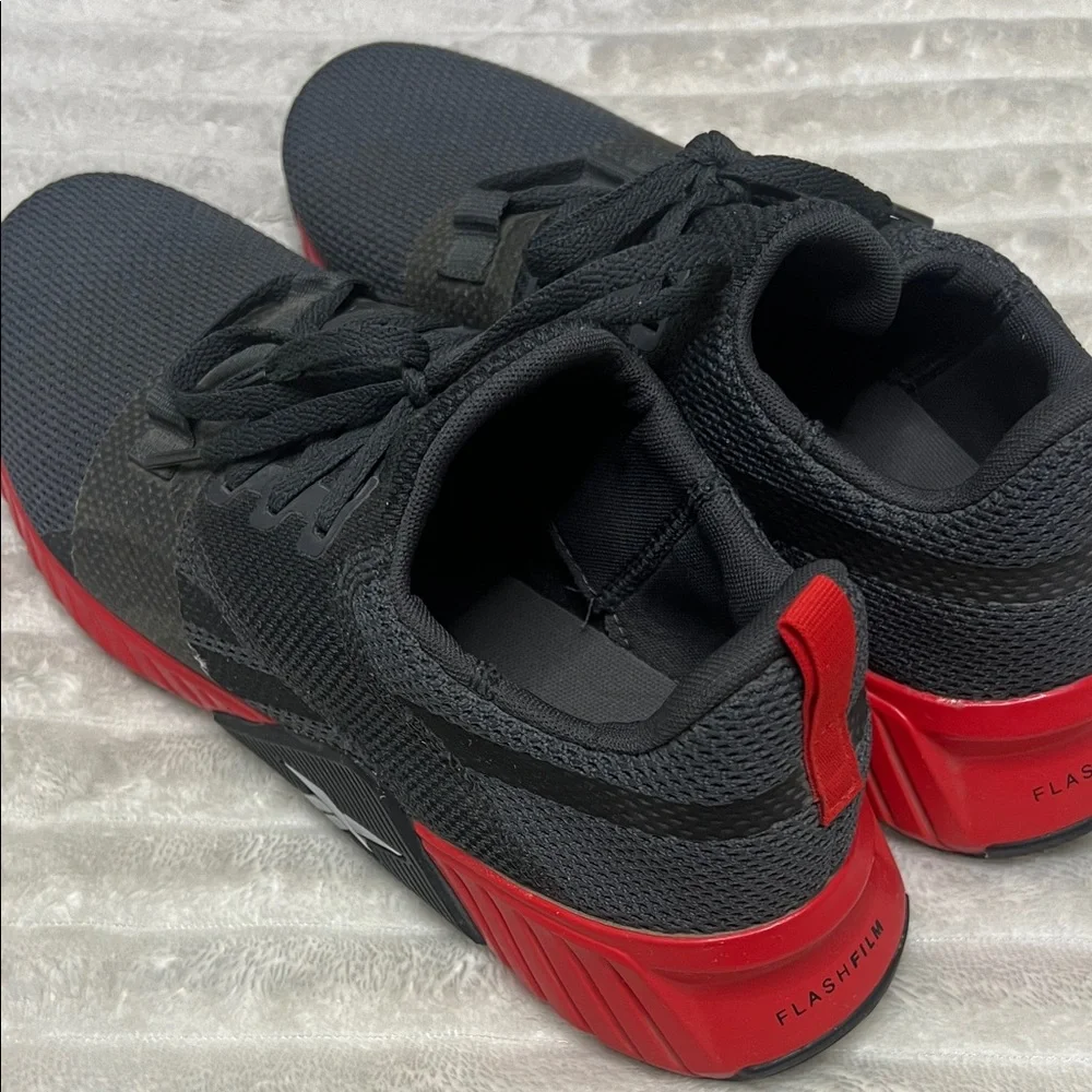 Reebok Men's Black and Red Athletic Sneakers